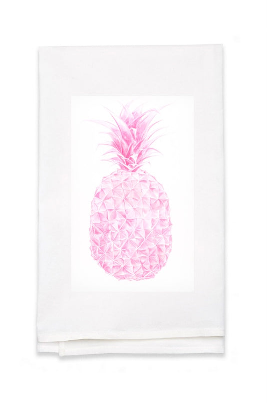 Elisabeth Hasselbeck's "Pink Pineapple" printed tea towel