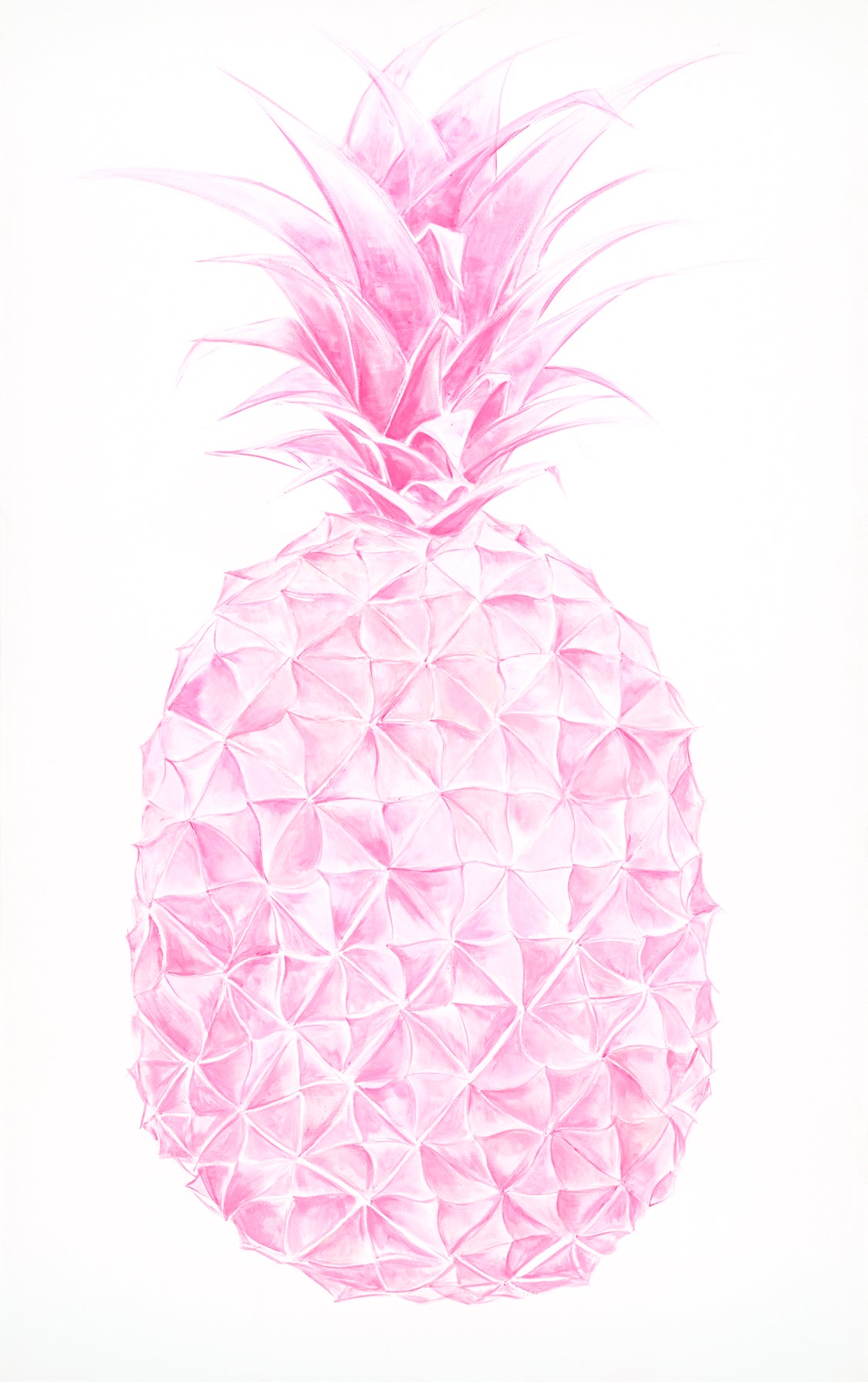Elisabeth Hasselbeck print of "Pink Pineapple"on UltraSmooth Fine Art Paper 30" x 48" from Chromatics (Nashville, Tn)